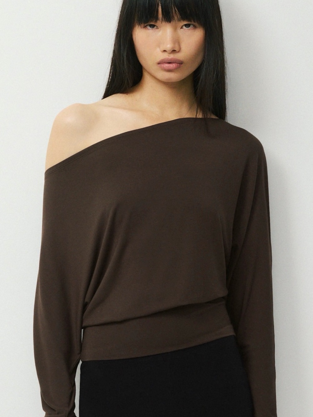 Aritzia Sunday Best Cassis Longsleeve